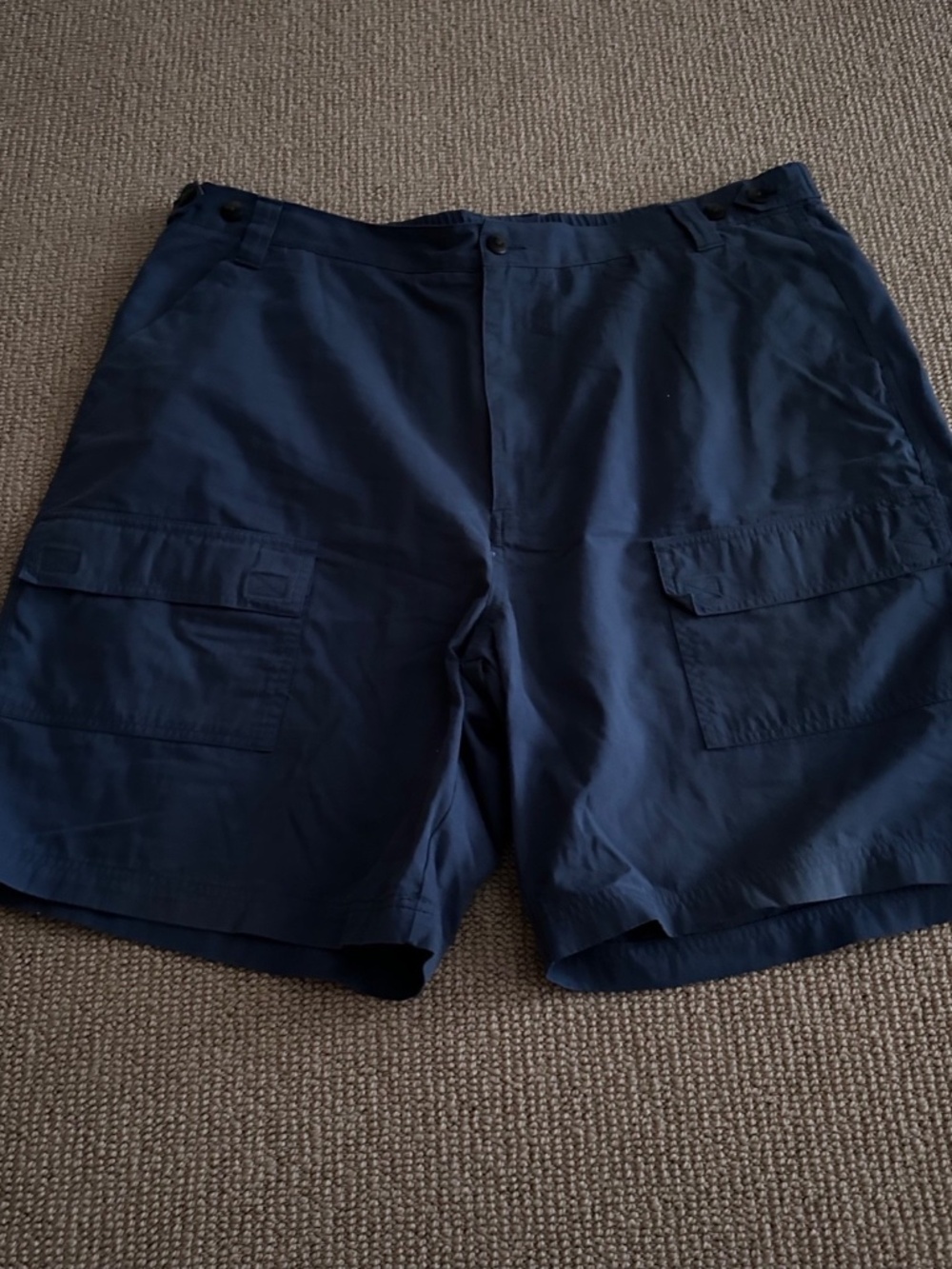 Men's Haggar Navy Shorts, Size 40